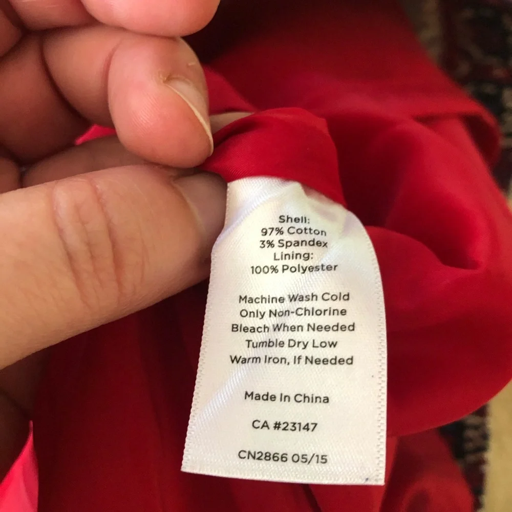 Talbots Red White and Blue Skirt Size 10 - Picture 5 of 6